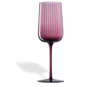 Geriffeltes Gigolo Weinglas 22,5cm - Violett