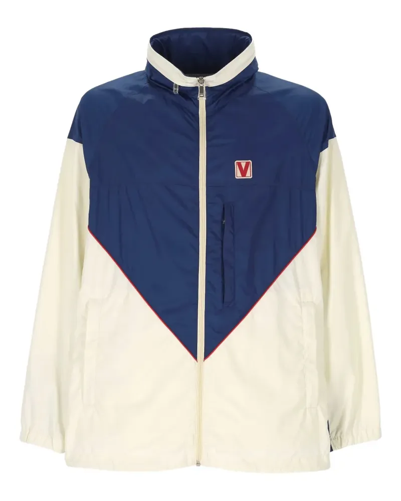 Valentino Garavani Windbreaker mit VLogo-Patch - Blau Blau