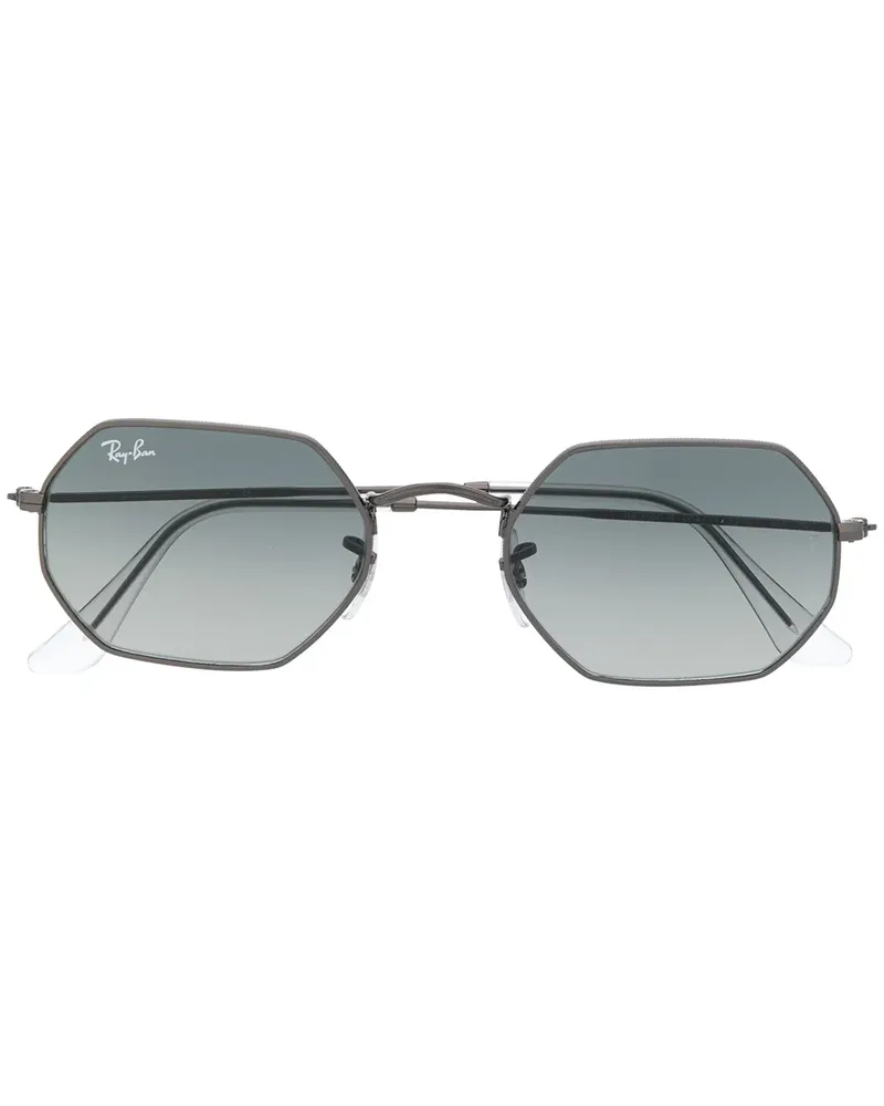 Ray Ban Achteckige Sonnenbrille - Metallic Metallic
