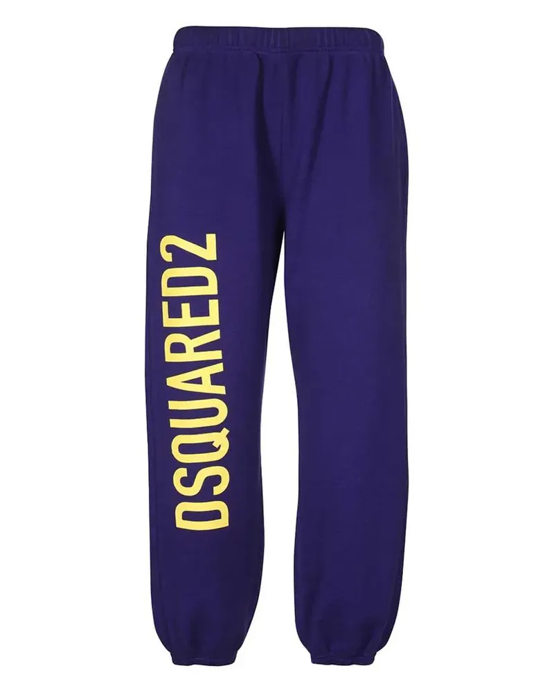 Dsquared2 Jogginghose mit Logo-Print - Violett Violett