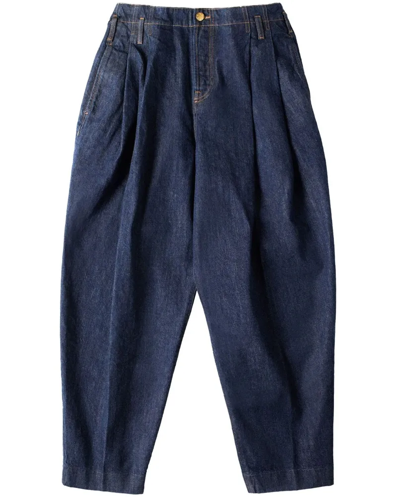 Kenzo Tapered-Bein mit Logo-Applikation - Blau Blau