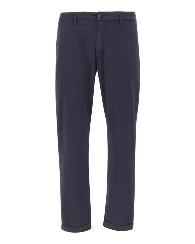 Re-HasH patch-detail trousers - Blau Blau