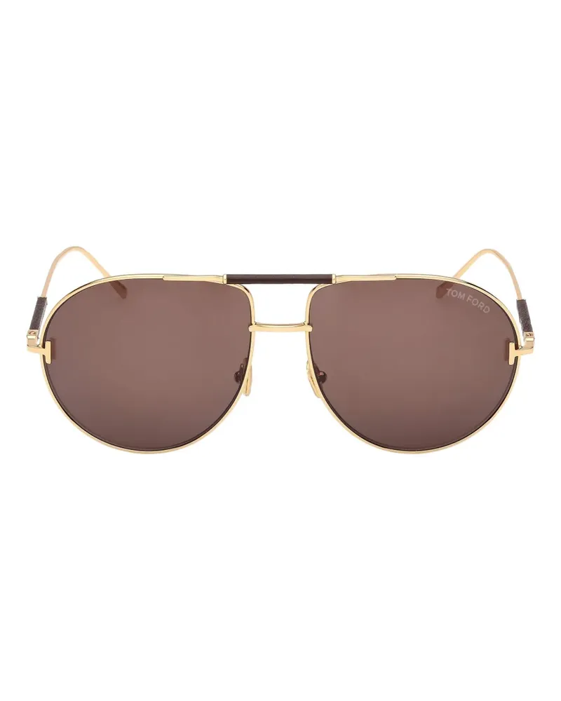 Tom Ford pilot-frame sunglasses - Gold Gold