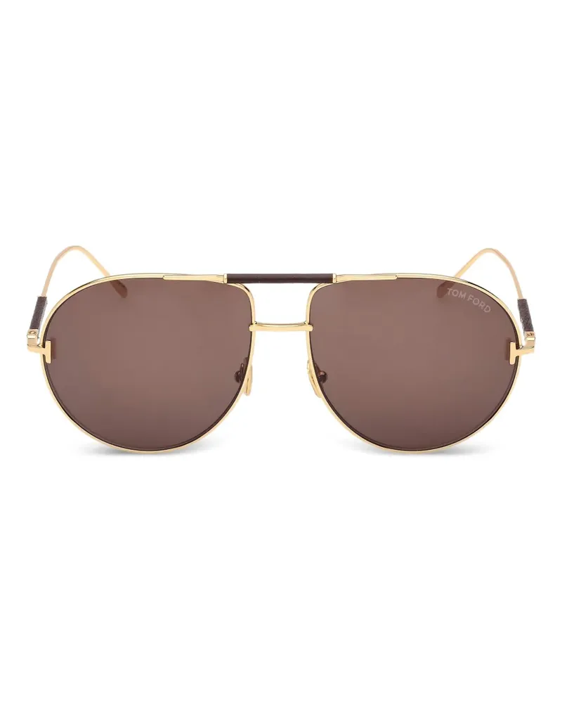 Tom Ford Getönte Pilotenbrille - Gold Gold