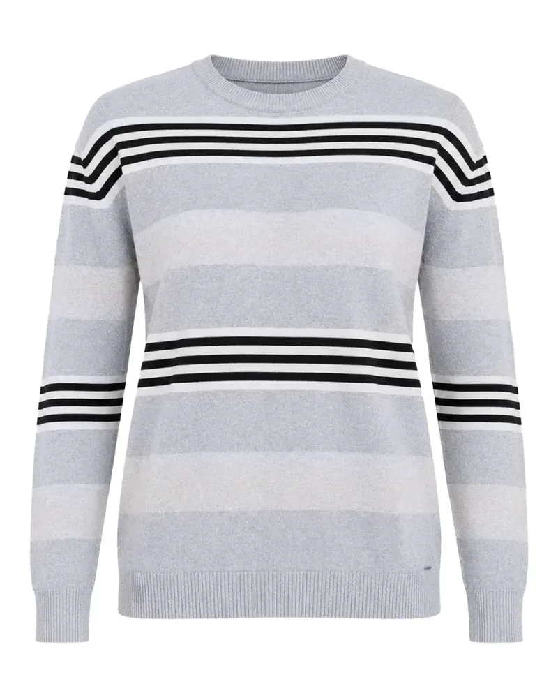 Gas Sweatshirt mit Querstreifen - Grau Grau