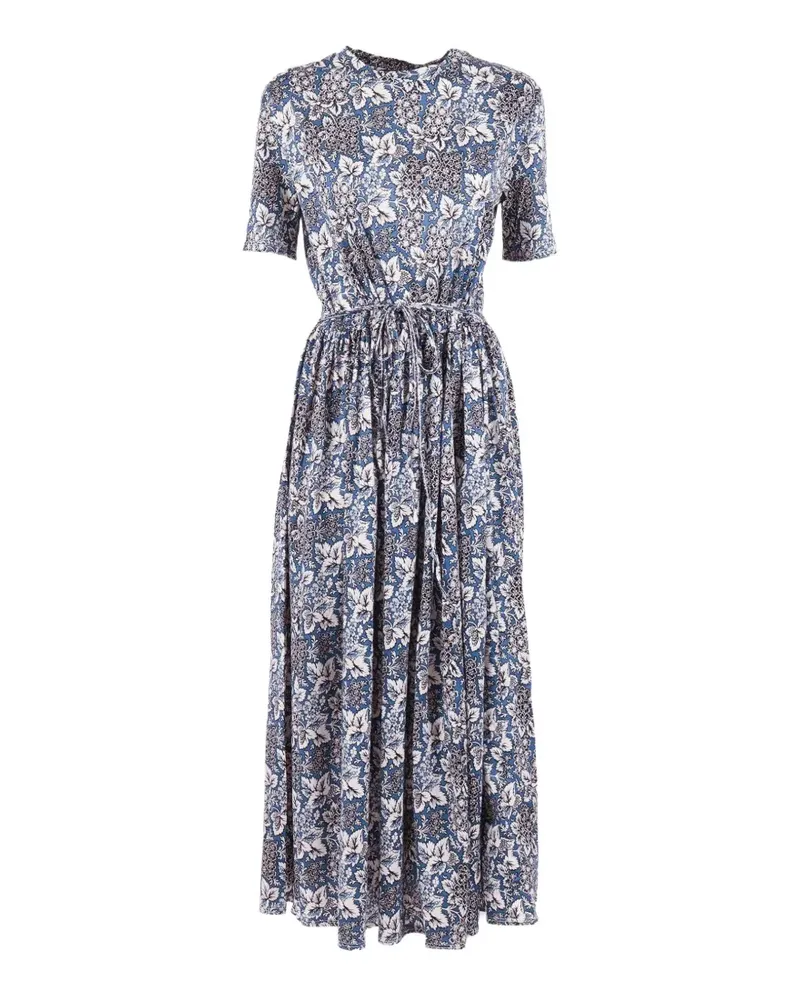 Max Mara floral dress - Blau Blau