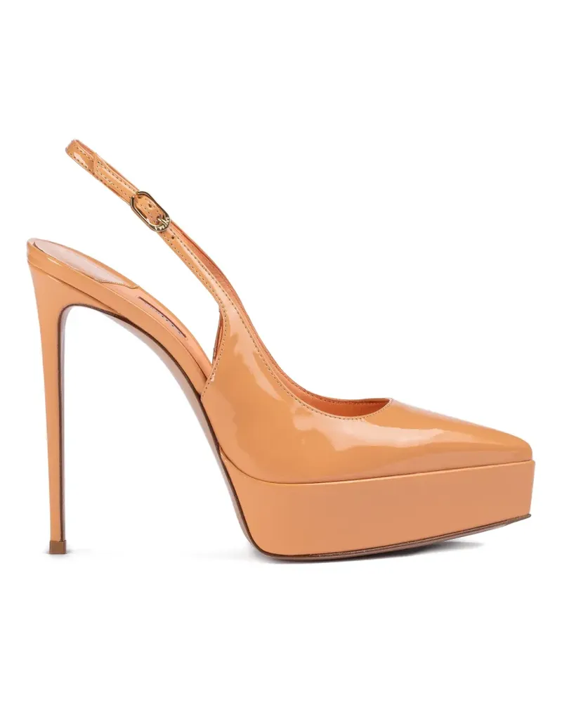 Le Silla Uma Slingback-Pumps mit hohem Absatz - Orange Orange
