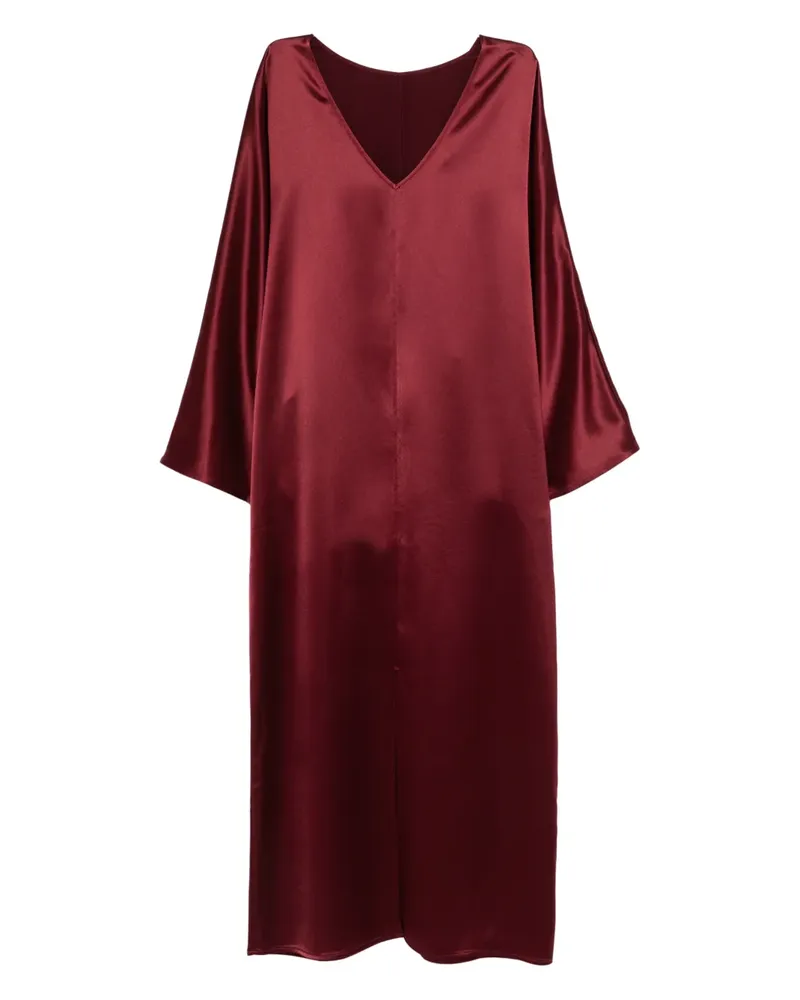 By Malene Birger Lucina V-neck midi dress - Rot Rot