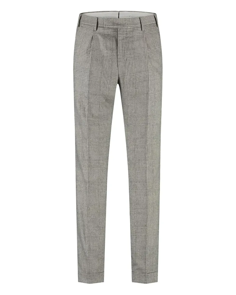 PT TORINO Karierte Hose - Grau Grau