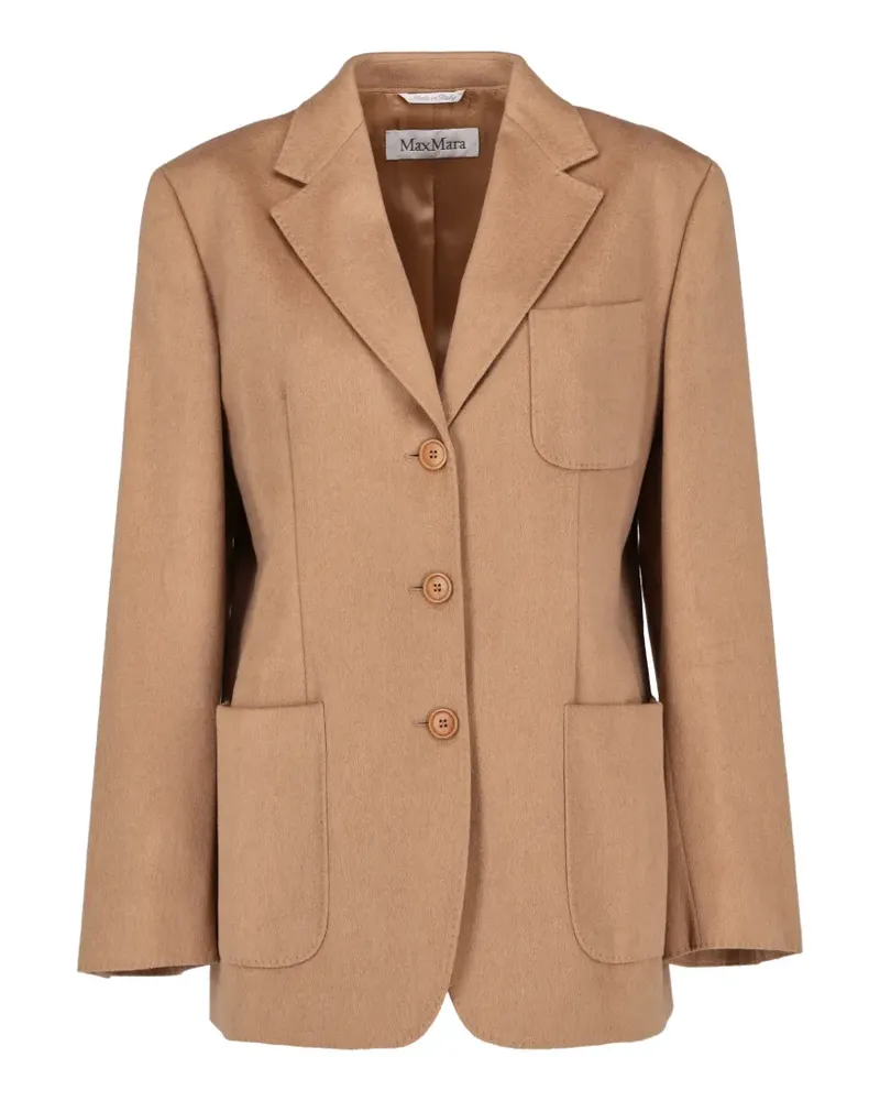 Max Mara Jake Jacke mit aufgesetzter Tasche - Nude Nude