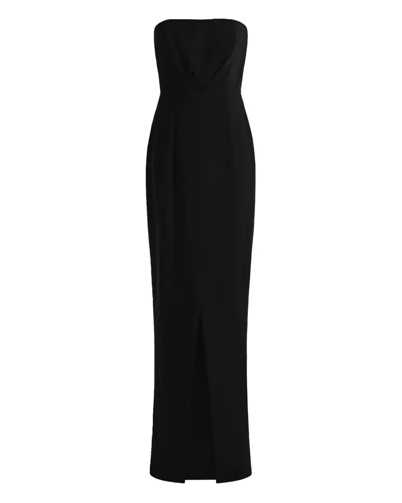 16ARLINGTON Aeta Abendkleid aus Krepp - Schwarz Schwarz
