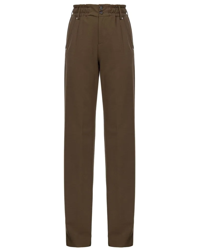 Pinko Semaforo Hose mit geradem Bein - Braun Braun