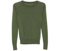 Pullover mit Rundhalsausschnitt - Grün