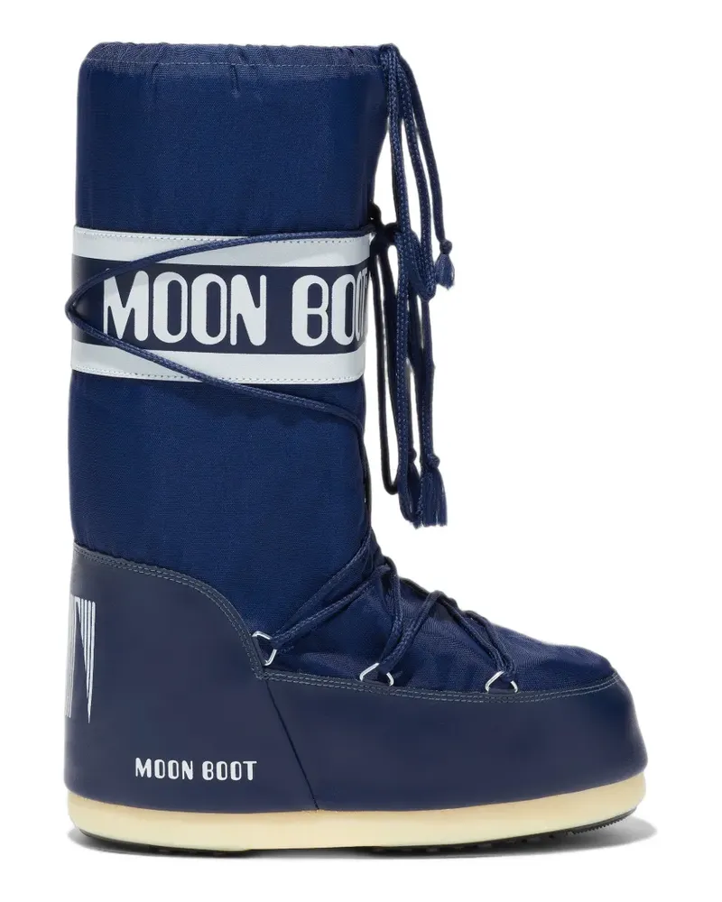 Moon Boot Icon Stiefel aus Nylon - Blau Blau