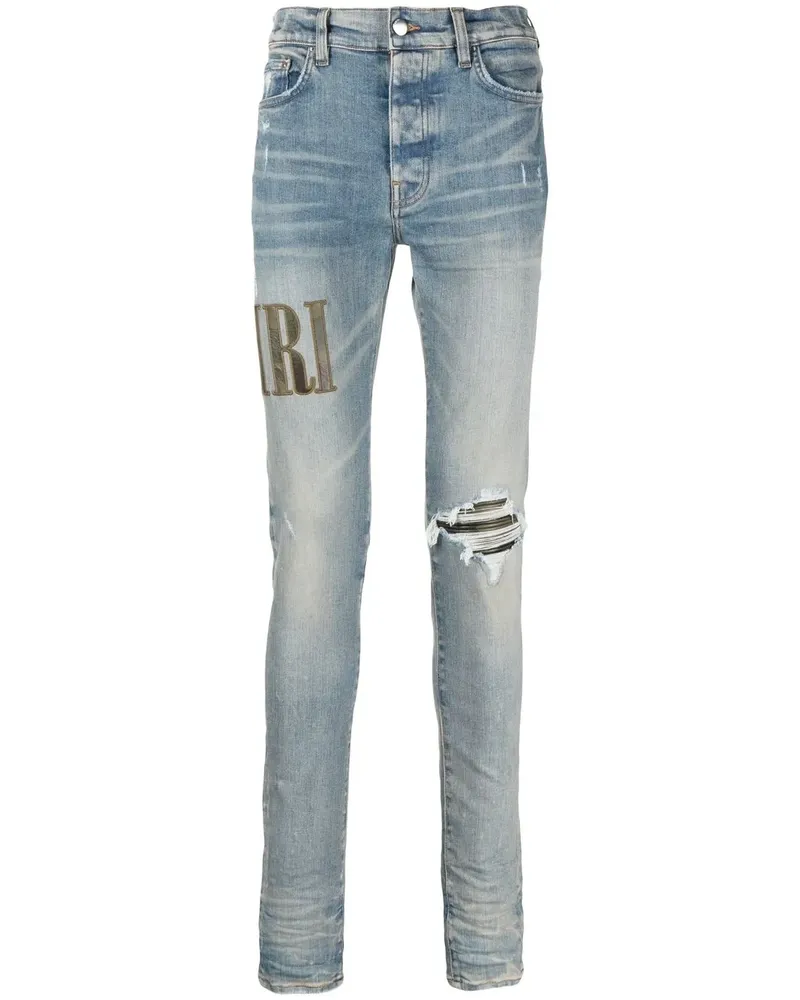 Amiri Jeans mit Distressed-Detail - Blau Blau