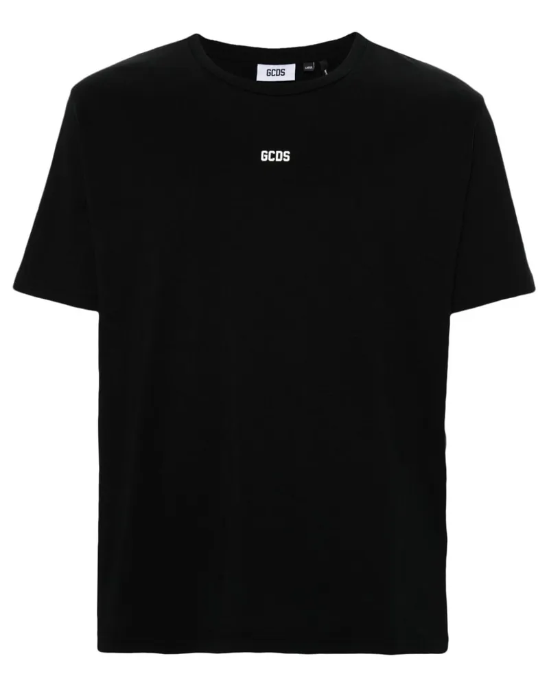 GCDS T-Shirt mit Logo - Schwarz Schwarz
