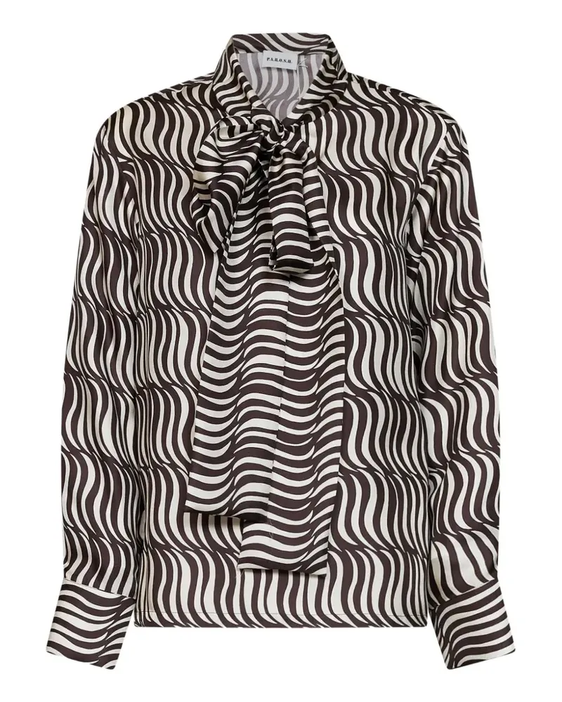P.A.R.O.S.H. P.A.R.O H. Bluse aus Seide - Braun Braun