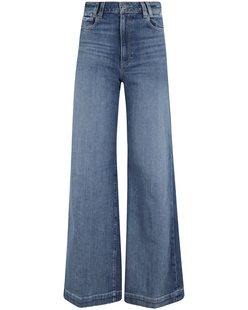 Paige Bootcut-Jeans - Blau Blau