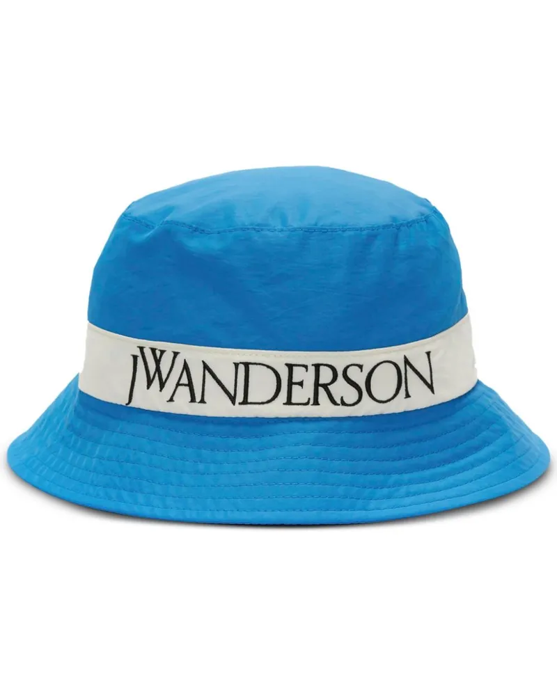 J.W.Anderson Fischerhut mit Logo-Stickerei - Blau Blau