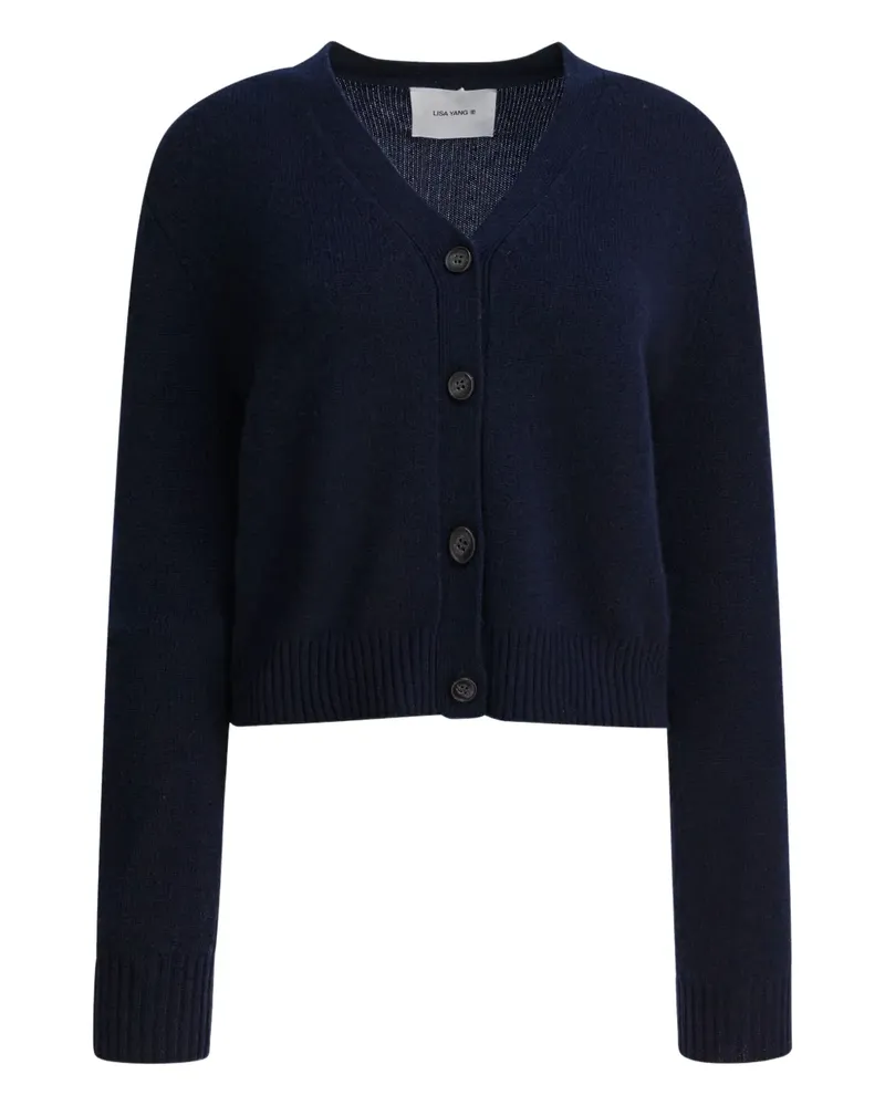 Lisa Yang Geknöpfter Cardigan - Blau Blau
