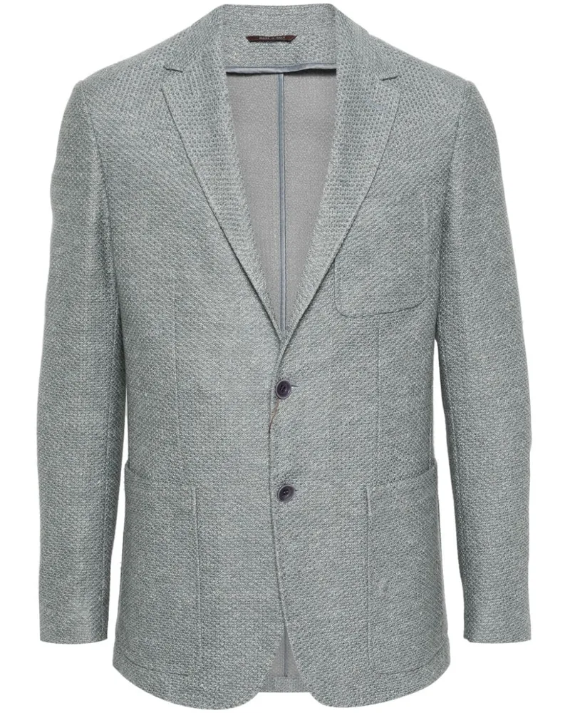 Canali Einreihiges Sakko - Blau Blau
