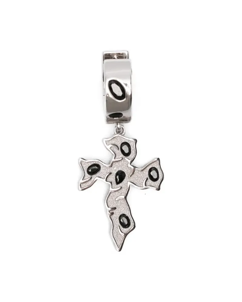DARKAI Tipsy Cross Ohrringe - Silber Silber