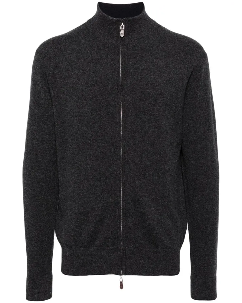 N.Peal Knightsbridge Kaschmirpullover Grau