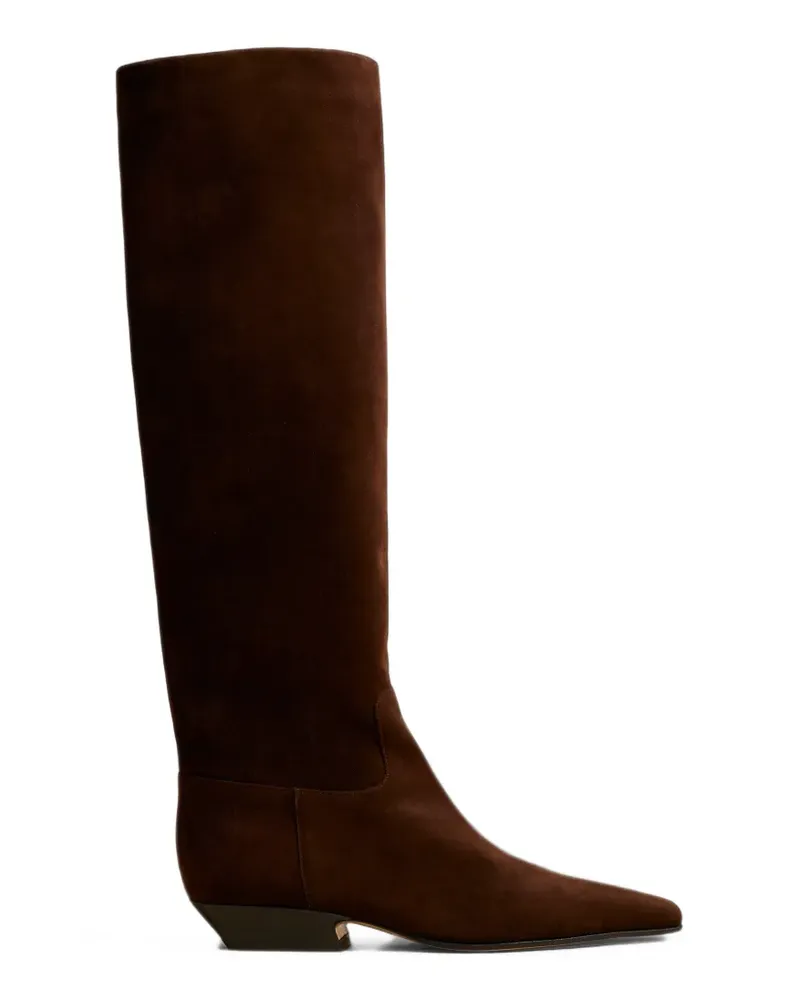 KHAITE Kniehohe Stiefel 35mm - Braun Braun