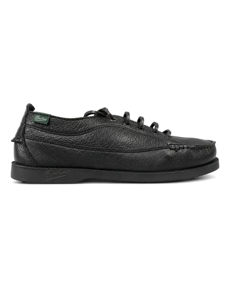 Paraboot grained-leather derby shoes - Schwarz Schwarz