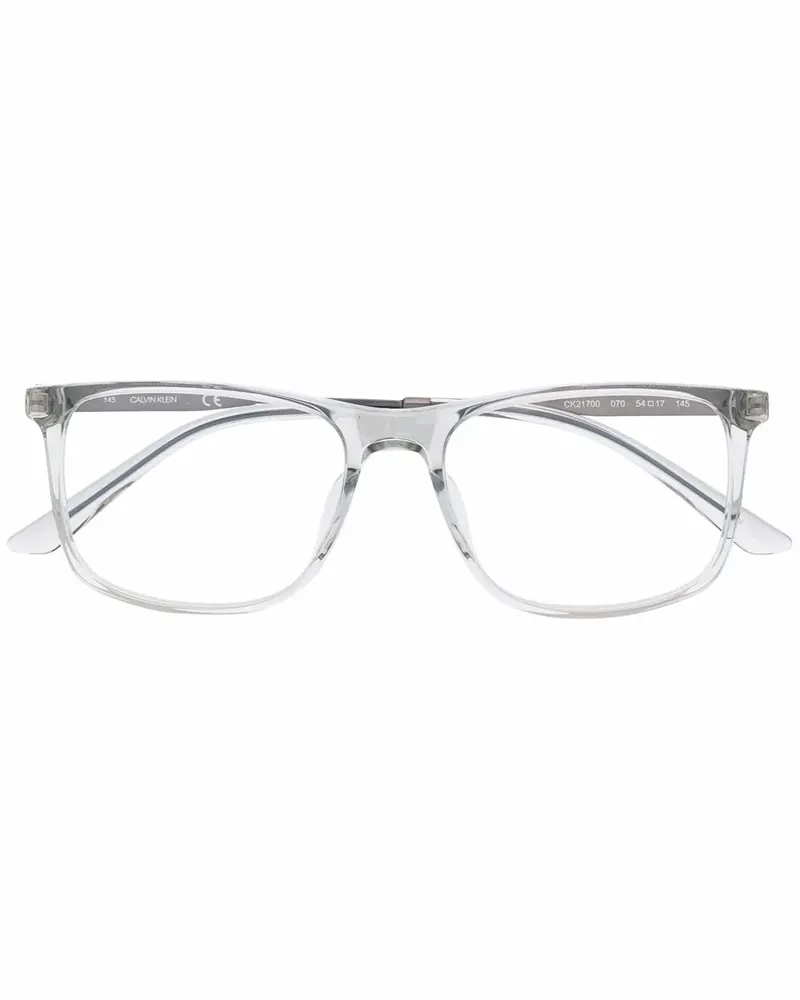Calvin Klein Brille mit transparentem Gestell - Blau Blau