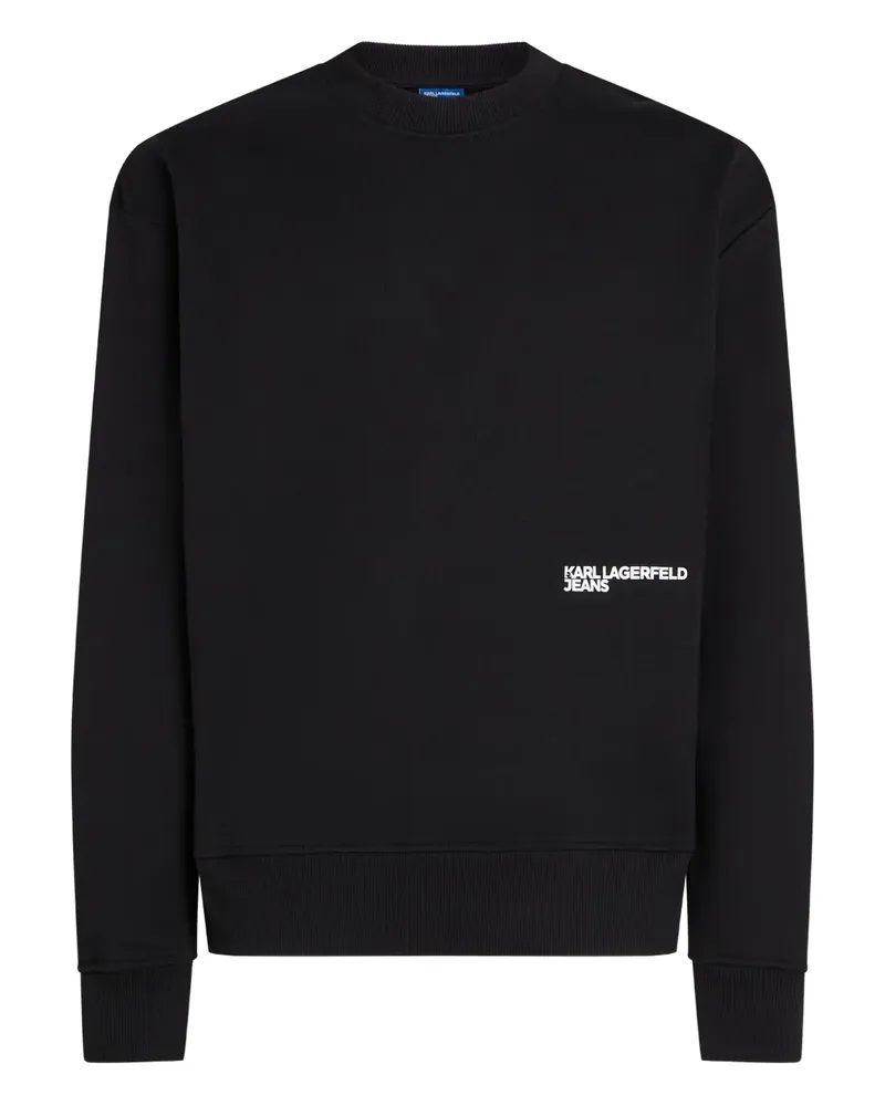 Karl Lagerfeld Sweatshirt mit Logo-Print - Schwarz Schwarz