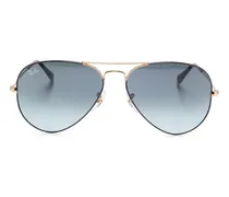 Aviator Sonnenbrille - Schwarz