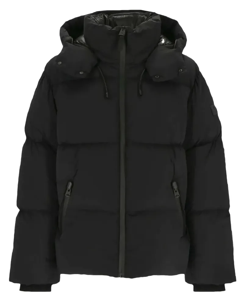 Mackage Gesteppte "Black" Kapuzenjacke - Schwarz Schwarz