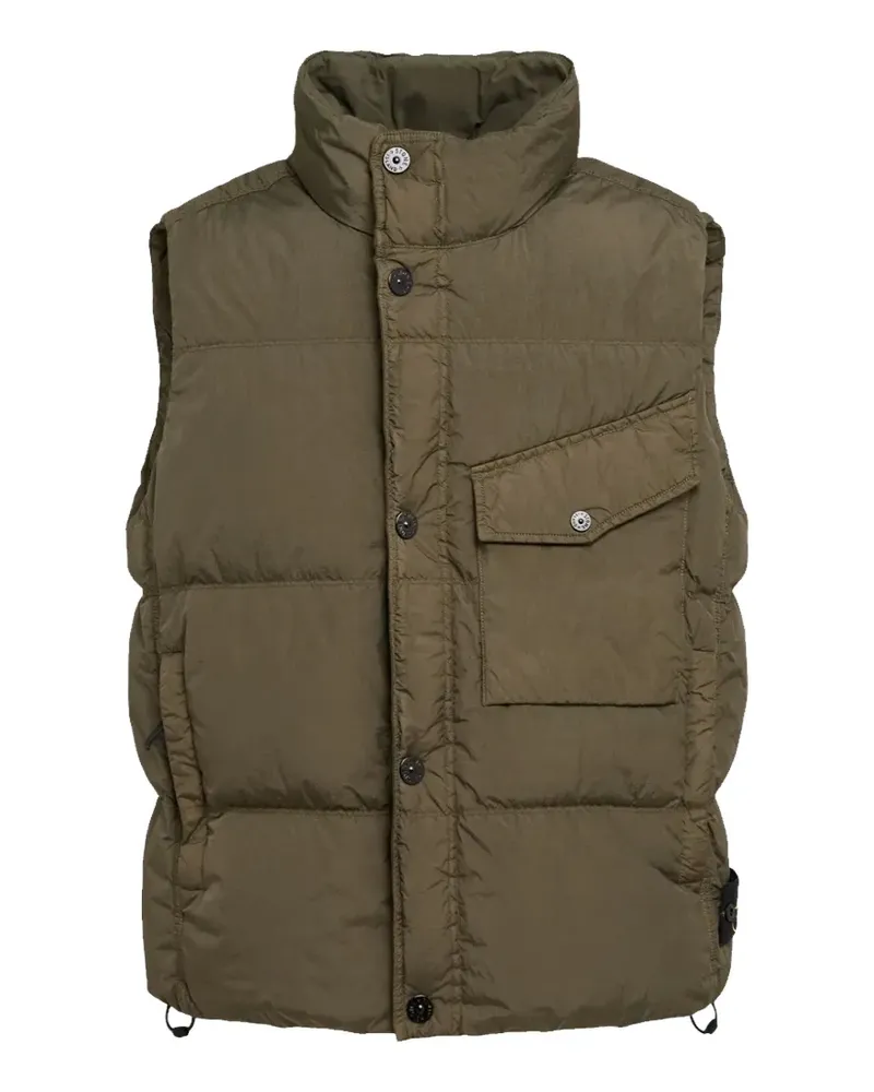 Stone Island quilted gilet - Grün Grün