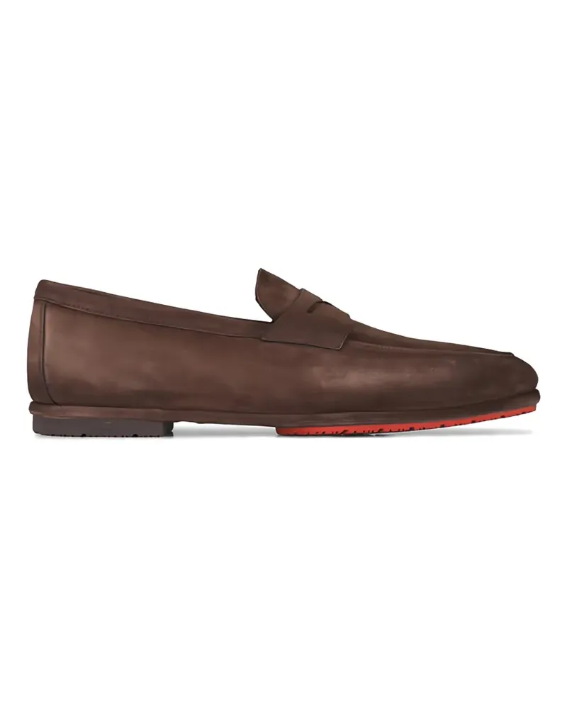 Santoni Carlos Penny loafers - Braun Braun
