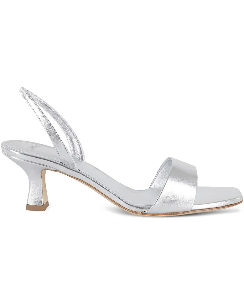 3JUIN Sandalen mit metallischem Finish 55mm - Silber Silber
