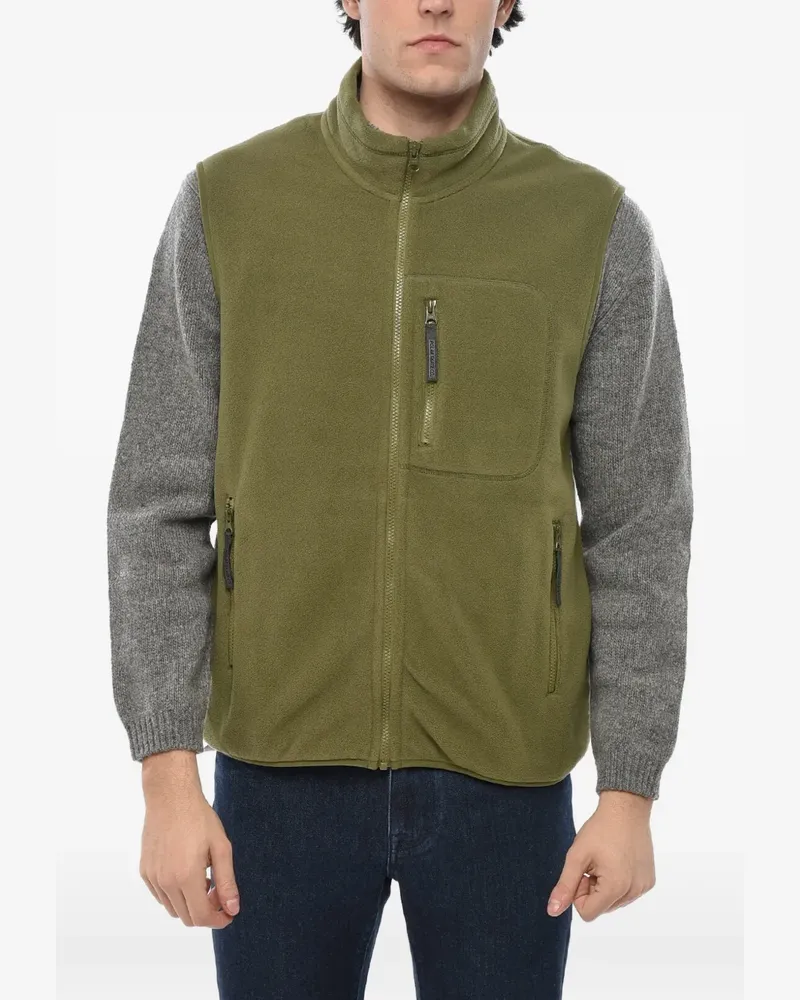 Polar Skate Co. fleece sleeveless gilet - Grün Grün