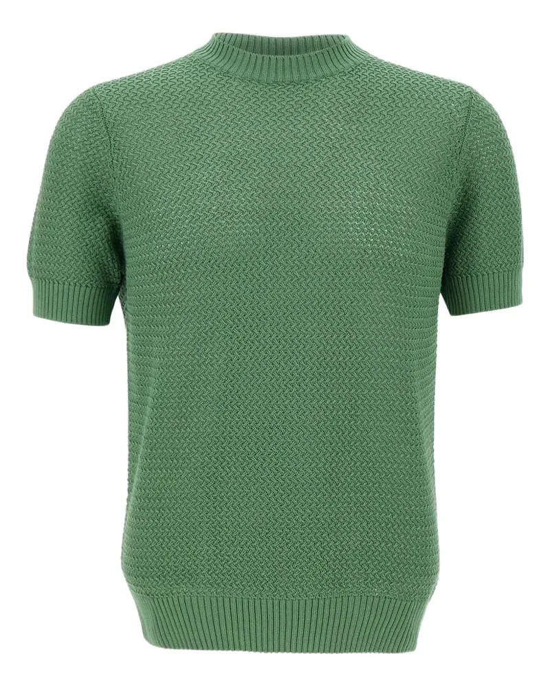 Filippo de Laurentiis Gestricktes T-Shirt - Grün Grün