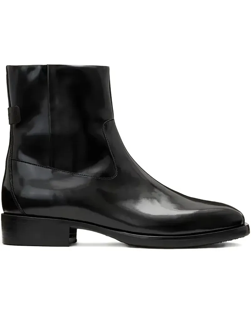 AllSaints Milton zip strap boots - Schwarz Schwarz