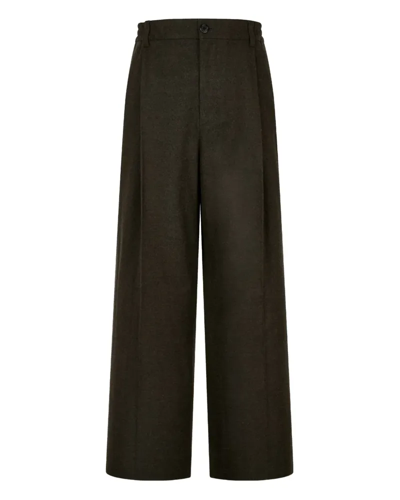 STUDIO TOMBOY Hose mit Falten - Braun Braun