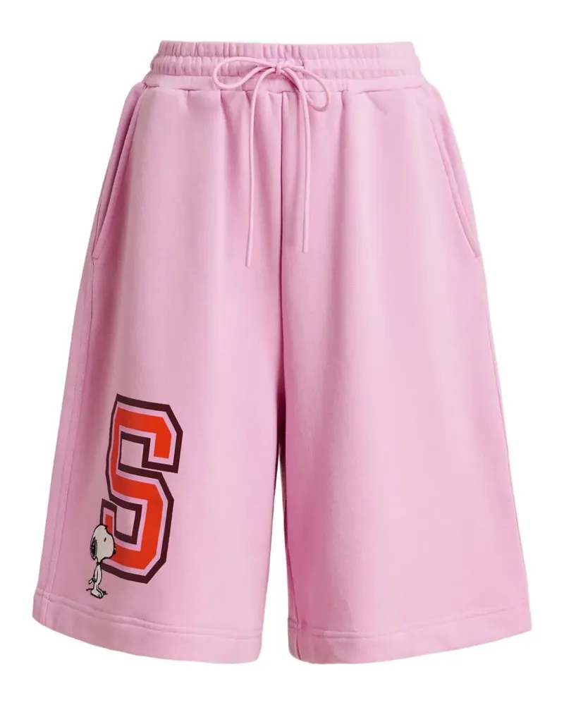 Essentiel Peanuts™ Snoopy patch shorts - Rosa Rosa