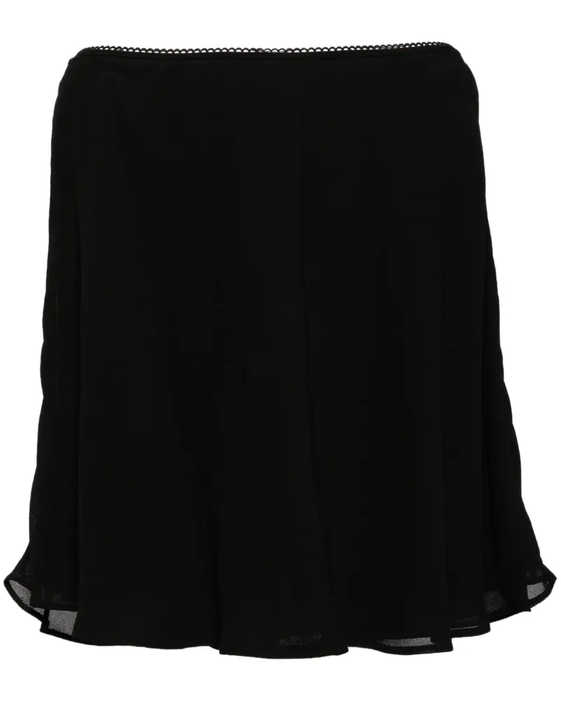 Reformation Brandy Minirock mit Schleife - Schwarz Schwarz