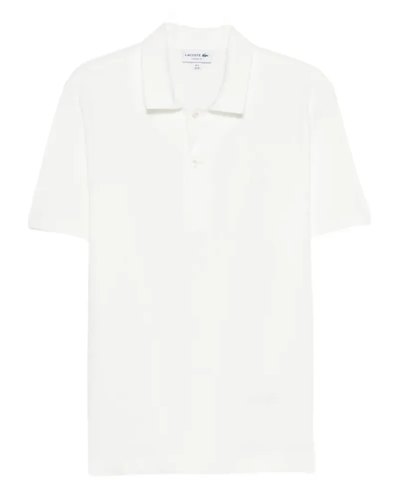 Lacoste Poloshirt mit kurzen Ärmeln - Weiß Weiß