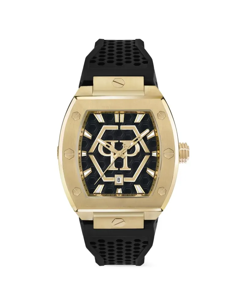 Philipp Plein The Hexagon Phantom 44mm - Schwarz Schwarz