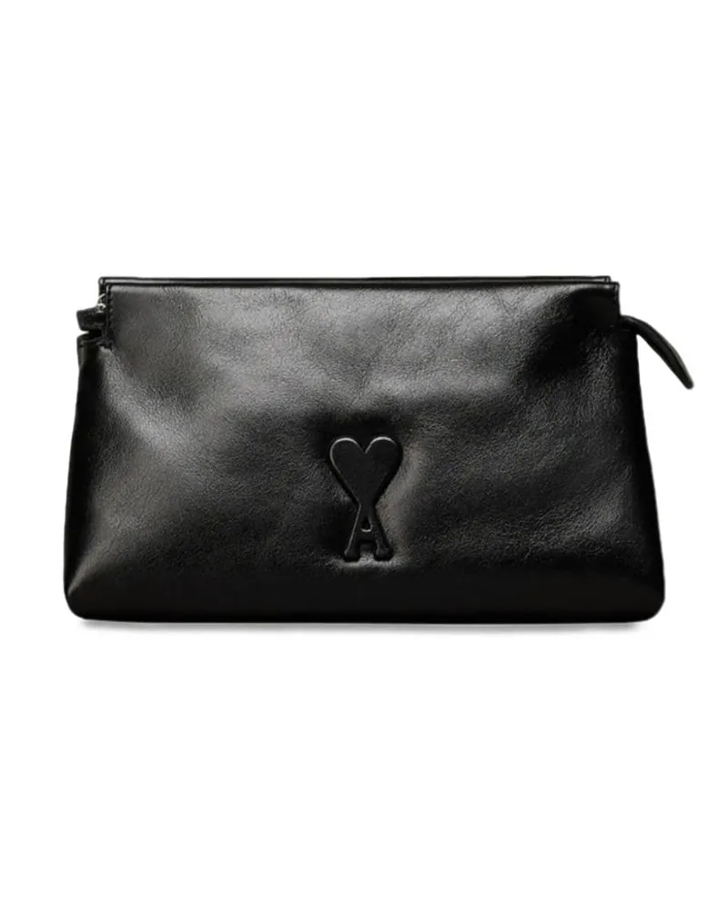 AMI Paris Voulez-Vous Clutch Schwarz