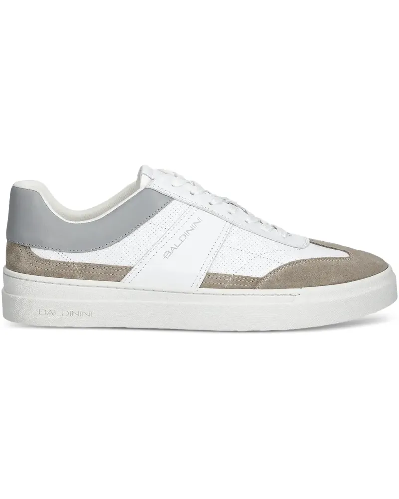 Baldinini Sneakers mit Ledereinsätzen - Weiß Weiß