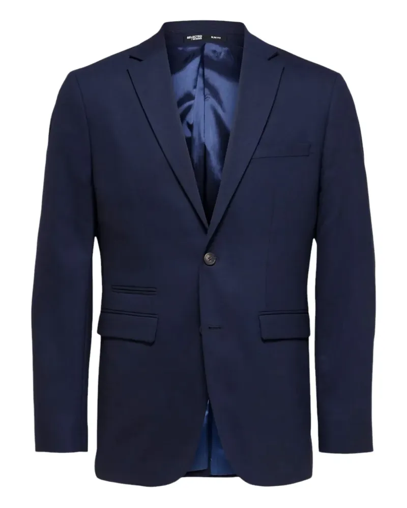 Selected Einreihiges Sakko - Blau Blau