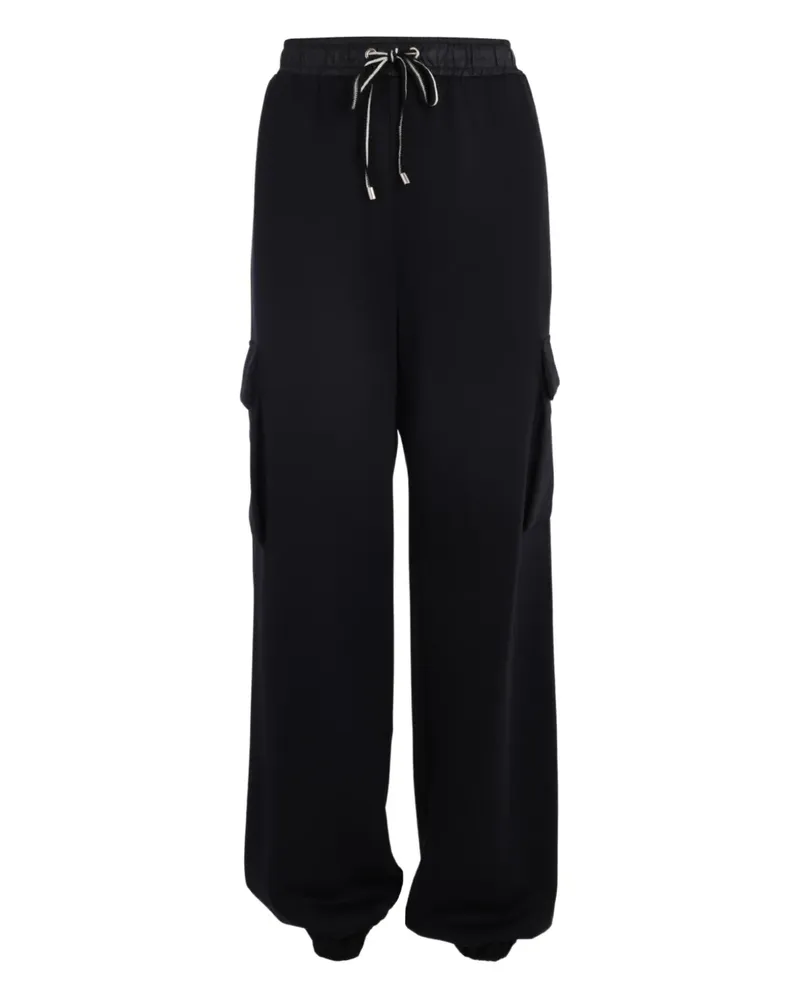 Lorena Antoniazzi Cargohose mit Kordelzug - Schwarz Schwarz