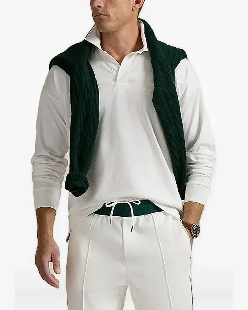 Ralph Lauren Poloshirt mit Stickerei - Weiß Weiß