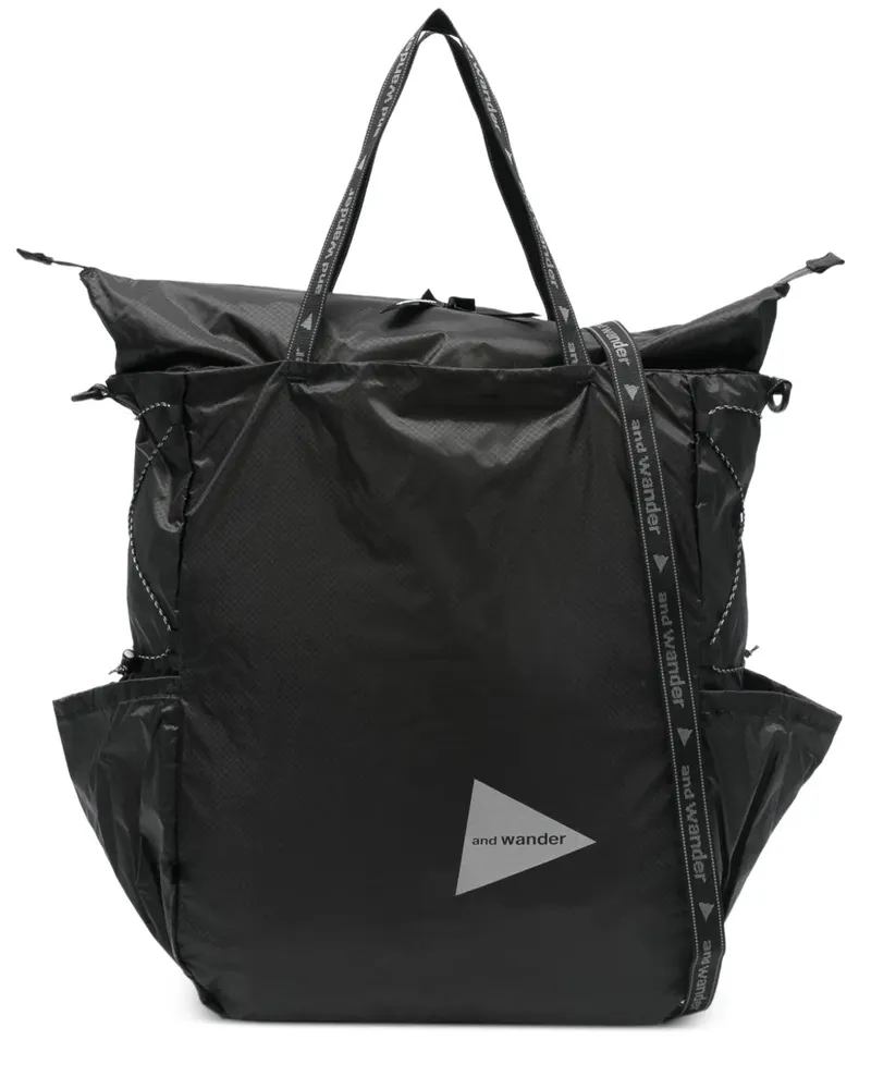 and wander SIL Tote-Bag - Schwarz Schwarz